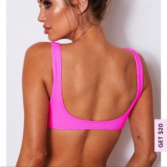 White Fox Swim Bikini Top - Picture 8 of 10